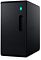 Фото-2 Настольный компьютер Alienware Aurora R16, вид спереди справа. На фото видны логотип на фронтальной панели, вертикальная ниша с разъёмами и гладкая боковая поверхность чёрного корпуса. Изображение важно для страницы товара, потому что показывает компоновку передней панели и форму корпуса midi tower.