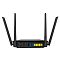 Фото-2 ASUS RT-AX53U, задняя панель крупным планом: разъём питания, сетевые порты RJ‑45 и дополнительные разъёмы/кнопки рядом с портами; на белом фоне, важно для страницы товара чтобы оценить подключение