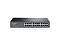 Фото-3 Коммутатор TP-Link TL-SF1024D, вид спереди. На фото показаны 24 Ethernet-порта в два ряда, индикаторы состояния слева и прямая фронтальная панель. Такой кадр помогает оценить количество портов и компоновку интерфейсов на странице товара.