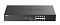 Фото-1 Коммутатор D-Link DGS-1010P, фронтальный вид; чёрный корпус с PoE-портами, uplink-разъёмами и индикаторами показан для страницы неуправляемого коммутатора.