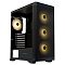 Фото-2 Корпус HSPD M520 Midi Tower Без БП чёрный, M520-TGBK-ARGB