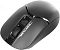 Фото-6 Мышь из комплекта A4Tech FG1012 Black, вид сверху под углом: чёрный корпус, колесо прокрутки и надпись FSTYLER на верхней панели; помогает оценить форму и расположение кнопок.