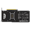 Фото-3 Видеокарта INNO3D NVIDIA GeForce RTX 5070 Twin X2 12GB, вид сзади. Видна чёрная металлическая пластина жёсткости, окно над областью GPU и крупная решётка продува с надписью GeForce RTX. Изображение показывает заднюю конструкцию карты для страницы товара.
