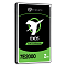 Фото-3 Жёсткий диск Seagate Exos Enterprise 7E2000 ST2000NX0273, вид спереди под углом слева; видны лицевая наклейка, серебристая рамка, чёрный боковой профиль и прямые кромки корпуса; изображение на чёрном фоне для карточки товара, помогает сравнить внешний вид накопителя с другого ракурса.