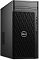 Фото-1 Настольный компьютер Dell Precision 3660 Midi Tower, ракурс спереди слева. На фото чёрный корпус tower, диагональная решётка на фронтальной панели, логотип Dell, кнопка питания и передние порты справа. Изображение показывает внешний вид корпуса для страницы товара рабочей станции.