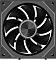 Фото-3 Корпусный вентилятор PCCooler F3 X120R 120 мм F3X12R-BKAC-GL, задний вид, чёрная квадратная рамка, девять лопастей без подсветки на тыльной стороне и круглая металлическая крышка в центре, предметная съёмка на светлом фоне для страницы товара, чтобы показать обратную сторону и геометрию крыльчатки.