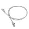 Фото-1 Патч-корд LANMASTER FTP Cat 6 TWT-45-45-7.0-S6-GY, общий вид кабеля на белом фоне. На фото серый кабель длиной 7 м, свернутый кольцом, с двумя коннекторами RJ45 и заливными колпачками у ввода. Изображение показывает внешний вид и тип подключения для карточки товара сетевого кабеля.