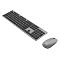 Фото-1 Комплект Клавиатура/мышь Asus W5000 Беспроводной серо-чёрный, 90XB0430-BKM0J0