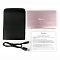 Фото-3 Внешний корпус для HDD/SSD 2.5&Prime; Gembird EE2-U3S-65, комплект на белом фоне: розовый корпус, USB‑кабель, чехол и лист инструкции, вид сверху &mdash; чтобы увидеть, что входит в поставку для подключения и хранения.