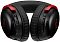 Фото-6 Наушники HyperX Cloud III S Wireless, чёрные с красным — вид снизу на обе чашки; показаны кнопка питания с индикатором, порт USB‑C, колесо регулировки и переключатель беспроводных режимов. На странице товара это важно для показа элементов управления и разъёмов.