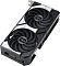 Фото-4 Видеокарта ASUS GeForce RTX 5070 Dual OC, диагональный вид сверху: два вентилятора, боковая надпись GeForce RTX и задний торец корпуса; фото показывает глубину кожуха и конструкцию торцевой части для страницы товара.