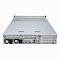 Фото-2 Серверная платформа ASUS RS720-E11 RS12U, вид сзади, два блока питания слева, панель разъёмов с VGA и USB, сетевые порты RJ45 по центру, перфорированные вентиляционные решётки, корпус серебристый.