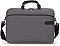 Фото-1 Сумка для ноутбука Digma R211 15,6&Prime;, вид спереди: серый корпус, две ручки и верхняя молния, овальная накладка справа, плечевой ремень по бокам
