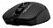Фото-3 Проводная мышь A4Tech Fstyler FM12 Black, вид спереди справа под углом; на фото матовый чёрный корпус, колесо прокрутки, центральная вставка и плавный симметричный профиль; изображение показывает компоновку верхней панели для страницы товара.