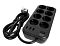 Фото-2 Сетевой фильтр Powercom SP-08 USB03AB 1.8 м чёрный, SP-08 USB03AB 1,8 M