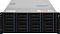 Фото-2 Сервер iRU s4124p 24x3.5 Rack 4U, вид спереди; передняя панель с 24 корзинами для накопителей, индикаторами на левой стойке и двумя USB-портами справа, фото помогает оценить конфигурацию фронтального доступа к дискам.
