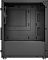 Фото-6 Корпус ПК AeroCool CS‑111‑G‑BK V1, внутренний вид со стороны кабельного отсека: металлический поддон с окнами под прокладку проводов и местами крепления, внизу кожух блока питания; показан кабель-менеджмент и компоновка.
