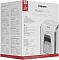 Фото-7 Уничтожитель бумаги Fellowes PowerShred 15S, упаковка: коробка с изображением шредера, таблицами характеристик и пиктограммами функций, маркировка серии PowerShred; помогает идентифицировать модель по коробке и сопутствующим обозначениям на странице товара.