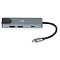Фото-3 Док-станция Digma DS-945, боковая панель: HDMI, USB‑A (синяя вставка) и USB‑C с подписью PD на серебристом корпусе; важно для оценки портов для монитора и питания.