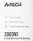 Фото-17 Комплект клавиатура/мышь A4Tech  Беспроводной чёрный, 3000NS