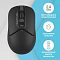 Фото-12 Беспроводная мышь A4Tech Fstyler FG12S Black, инфографика с видом сверху; показаны чёрный корпус, 2.4 GHz, бесшумное нажатие и расширенное колесо прокрутки; изображение поясняет основные функции модели на странице товара.