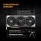 Фото-17 Видеокарта ASUS GeForce RTX 5060 TUF Gaming, инфографика фронтальной панели; на фото три вентилятора и подписи Axial-Tech, MaxContact и вентиляционный экзоскелет, цвет графитовый и чёрный; изображение помогает на странице товара понять, какие элементы системы охлаждения показаны на лицевой стороне карты.