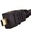 Фото-3 Видеокабель Telecom TCG206 micro HDMI male to HDMI male 1 м, макросъёмка micro HDMI-штекера: компактный металлический коннектор в чёрном прямоугольном корпусе с рельефными полосами. Фото помогает различить уменьшенный формат разъёма на странице товара.