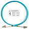Фото Оптический патч-корд Cabeus MM 50/125 мкм голубой 1.5 м, FOP-50-LC-LC-1,5m