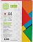 Фото-2 Цветная бумага Cactus CS-CPR-A480500 A4 500 листов: вид спереди, крупный план маркировок «A4», «красный», «двусторонняя печать», «500 листов»; на белом фоне, для выбора формата и количества.