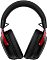 Фото-3 Наушники HyperX Cloud III S Wireless, чёрные с красным — фронтальный вид изнутри; показаны мягкие амбушюры, широкое оголовье и 3,5 мм разъём на нижней части чашки. На странице товара изображение помогает оценить посадочную форму и компоновку гарнитуры.