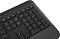Фото-7 Мембранная клавиатура Logitech Signature K650, вид под углом на правую часть; цифровой блок, навигационные клавиши и верхний ряд служебных кнопок над ним, встроенная подставка для запястий и чёрный корпус; изображение показывает правую часть раскладки на странице товара.