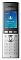 Фото-5 IP-телефон Grandstream WP820, серебристый, фронтальный крупный план трубки без базы; на фото видны цветной экран во время вызова, три софт-клавиши, кнопки приёма и завершения вызова и цифровой блок; изображение показывает лицевую панель беспроводного SIP-телефона для страницы товара.