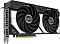 Фото-6 Видеокарта ASUS GeForce RTX 5070 Dual OC, вид спереди слева: лицевая панель с двумя вентиляторами и видимой интерфейсной планкой, чёрно-серебристый кожух и золотистая PCIe-кромка; фото показывает фронт карты и крепёжную часть.