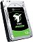 Фото-2 HDD Seagate Exos 10E2400 1.2TB, вид под углом: серебристая крышка с этикеткой Exos, чёрные боковые грани и видимые винты по углам; показывает внешний вид корпуса накопителя для идентификации в каталоге.