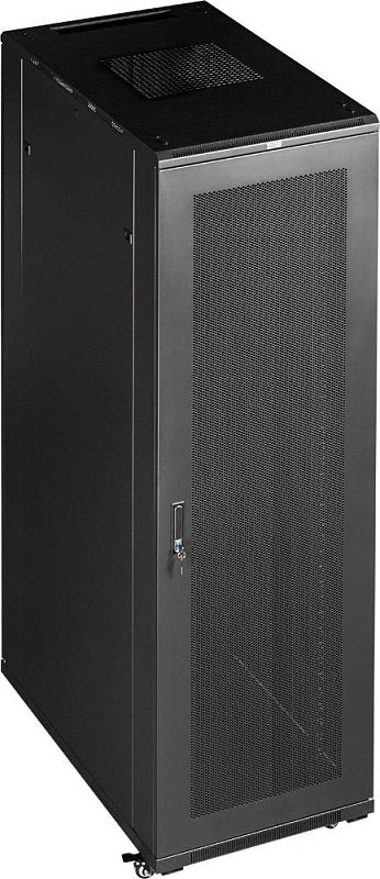 Фото Напольный шкаф LANMASTER TWT-CBB 47U чёрный, TWT-CBB-47U-6X6-G1
