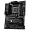 Фото-3 Материнская плата MSI B550-A PRO ATX, вид платы без упаковки; на фото видны сокет AMD AM4, четыре слота DIMM, радиаторы на зоне питания и чипсете, слоты PCIe и разъёмы SATA по правому краю; изображение показывает компоновку элементов и конструкцию платы для карточки товара.
