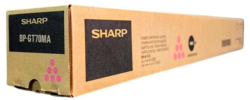 Фото Тонер-картридж SHARP Лазерный Пурпурный 24000стр, BPGT70MA