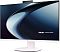 Фото-7 Моноблок Asus V470VAK-WPE1230 27 дюймов, фронтальный вид справа под углом; белый корпус, тонкие рамки экрана, выдвижная веб-камера и овальная подставка; фото помогает оценить внешний вид товара в рабочем положении на странице моноблока.