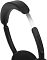 Фото-5 Наушники Jabra Evolve2 55 Link380c MS Stand, крупный план дужки; на внешней планке над чашкой нанесён логотип Jabra, видна металлическая вставка крепления и часть мягкого оголовья, цвет чёрный; изображение помогает рассмотреть конструкцию подвеса чашки и фирменную маркировку.
