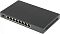 Фото-11 Коммутатор TP-Link SG2008P, вид под углом справа. Видны передняя панель с портами, гладкая верхняя крышка и вентиляционные прорези на правой боковине. Изображение показывает устройство с объёмного ракурса для страницы товара.
