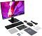 Фото-12 Моноблок Digma Pro Unity 27 DM27P5-ADXW05, крупный план боковой панели с портами; сверху расположен аудиоразъём, ниже слот карты памяти, USB-C и два USB-A синего цвета; фото показывает состав боковых интерфейсов для страницы моноблока.