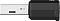 Фото-3 USB Wi‑Fi адаптер ASUS USB-AX55 Nano, боковой вид; серебристая часть разъёма USB‑A и чёрный корпус с линией стыка, показана длина выступающего корпуса; на белом фоне для оценки посадки в порт на странице товара.