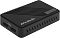 Фото-3 Карта видеозахвата AVerMedia Live Gamer Ultra S, вид спереди справа под углом. На фото чёрный корпус с диагональными рёбрами, боковые прорези и два фронтальных порта HDMI с подписями IN и OUT; изображение важно для обзора подключений.