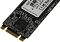 Фото-2 SSD AMD Radeon M.2 2280 R3MS0960G8 960 GB, крупный план под углом со стороны разъёма. Видны золотистые контакты, чёрный текстолит, микросхемы и элементы пайки на лицевой стороне. Фото помогает показать разъём и толщину модуля на странице товара.
