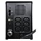 Фото-3 ИБП Powercom Imperial IMP-3000AP, задняя панель; показаны шесть розеток IEC в блоке UPS output, USB, порты IN и OUT, круглый автоматический выключатель и встроенный выходной кабель снизу; фото важно для карточки товара, так как показывает задние разъёмы и способ подключения.