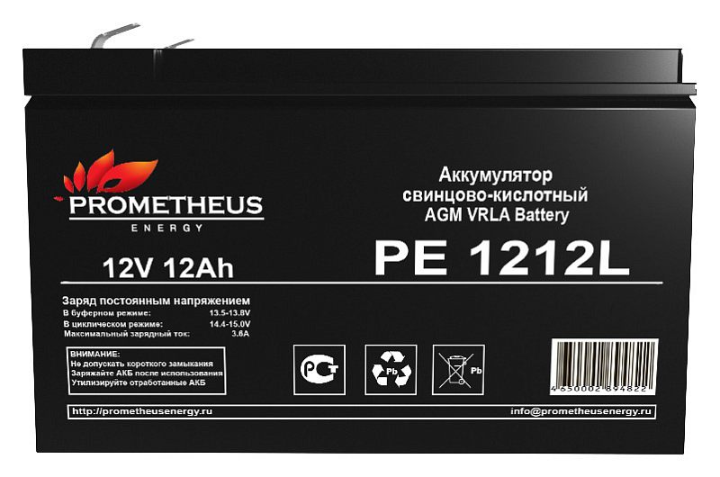 Фото Батарея для ИБП Prometheus PE 1212L, PE 1212L