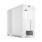 Фото-12 Корпус Fractal Design Meshify 3 XL Ambience Pro RGB TG Clear Tint, белый, вид сзади справа под углом; на фото глухая правая панель, задняя вентиляционная область и нижний отсек блока питания; изображение показывает конструкцию задней части и глубину корпуса full tower.