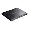 Фото-4 Коммутатор TP-Link Omada SG3428XMP, вид сверху под углом. На фото верхняя крышка с логотипом tp-link Omada, лицевая панель с 24 RJ-45 портами и SFP+ слотами, вентиляционные решётки на левой боковине. Тёмно-серый корпус; изображение показывает общий форм-фактор устройства.
