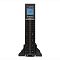 Фото-3 ИБП Штиль ST 2000VA STR1102SL, фронтальный вид; узкая передняя панель с LCD-экраном, кнопками и вертикальными вентиляционными прорезями, корпус чёрного цвета на боковых опорах; изображение помогает увидеть переднюю индикацию и формат исполнения устройства.