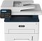 Фото-4 МФУ Xerox B225, крупный план верхней части спереди; автоподатчик документов и панель управления с экраном Status/Ready, кнопки OK и цифровая клавиатура, белый и темно-синий корпус на белом фоне.